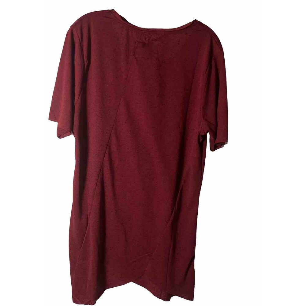 2XL North Republic New York Red Woman Top Crew Neck Short Sleeve 100% Cotton - Picture 6 of 7